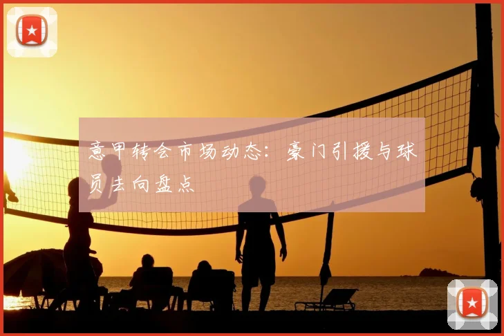 意甲转会市场动态:豪门引援与球员去向盘点